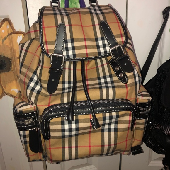 burberry medium rucksack backpack